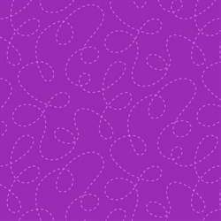 One Switch, Two Stitch patchworkstof - Fuchcia